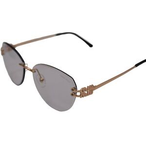 MIU MIU Optical Frames | Oval Rimless | Women’s Blue Block + Sun Tint | New